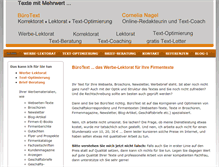 Tablet Screenshot of buerotext.com